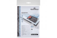 Durable Pocketfix Sachet de 10 Porte-etiquettes adhesifs 105 x 148 mm