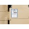 Durable 179507 Lot de 50 Porte-etiquettes logistique adhesives A5 paysage Bleu