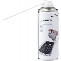 DURABLE - Spray Depoussierant Non Inflammable POWERCLEAN® 350 - Bombe Depoussierante PC et Materiel Bureau - 6x350 ml