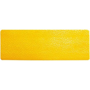 Durable 170304 - Segnaletica da Pavimento Forma a Striscia, 50 x 0.7 x 150 mm, Giallo, Confezione da 10 Pezzi, 10 Pezzi