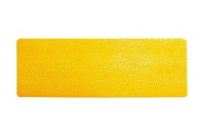 Durable 170304 - Segnaletica da Pavimento Forma a Striscia, 50 x 0.7 x 150 mm, Giallo, Confezione da 10 Pezzi, 10 Pezzi