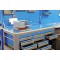 Durable 335910 Support de Tri (Avec 3 etageres), pour Table ou Mur, Gris