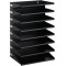 Durable 336101 Trieur horizontal 8 Compartiments Noir