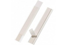 Durable 802419 Scanfix Lot de 50 Porte-etiquettes Adhesifs avec etiquettes Transparent L200 x l30 mm