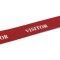 Durable 823803 Lacet Textile Rouge avec Impression VISITOR Boite de 10 Pieces