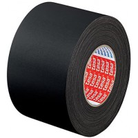 Tesa 04651-00014-00 Premium Adhesif toile, Noir, 25 m x 50 mm
