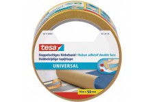 Tesa Ruban Adhesif Double Face Universel - Ruban Adhesif Polyvalent pour la Fixation de Tapis, pour les Travaux Manue