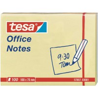 Lot de 12 : Tesa Office Bloc notes 100 feuilles 100 x 75 mm Taille XL