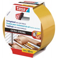 Tesa Extra Strong Ruban Adhesif Double Face de Fixation pour Sols Irreguliers - Rouleau Auto-Adhesif Antiderapant pou