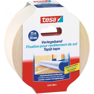 Tesa 'Fixation pour Revetement de Sol 25 M X 50 Mm Transparent 55735-A