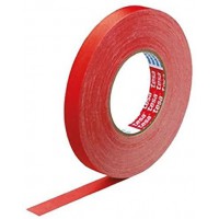 Tesa 04651-00525-00 Premium Adhesif toile, Rouge, 50 m x 25 mm