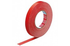 Tesa 04651-00525-00 Premium Adhesif toile, Rouge, 50 m x 25 mm