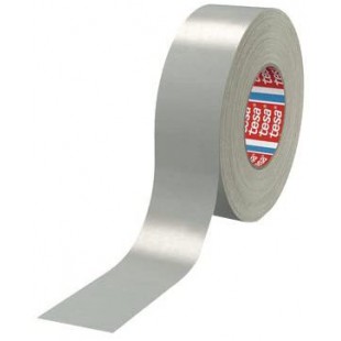 Tesa 04651-00535-00 Premium Adhesif toile, Gris, 50 m x 25 mm