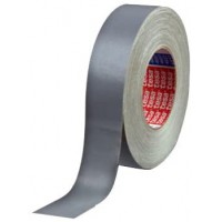 Tesa 04657-00113-00 Adhesif toile enduite acrylique gris, 50 m x 30 mm