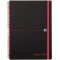 Oxford Black n' Red 400047654 Cahier a  spirales A4 140 pages Noir