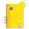 'Oxford Bloc 400086495 College"Touch, format A4 +, 80 feuilles, a  carreaux avec bord double, 90 g/m², jaune soleil