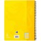 'Oxford Bloc 400086495 College"Touch, format A4 +, 80 feuilles, a  carreaux avec bord double, 90 g/m², jaune soleil