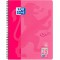 OXFORD 400086496 Carnet de notes au format A4 80 feuilles a  carreaux avec double marge Rose