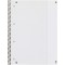 Oxford Cahier a spirales A4 80 feuilles perforees Lineature 26, a carreaux avec marge 1 Stuck