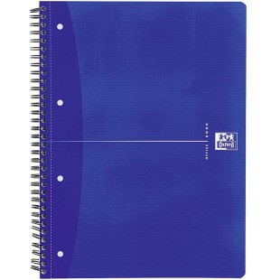 100050225 Office Cahier a carreaux Bleu Format A4