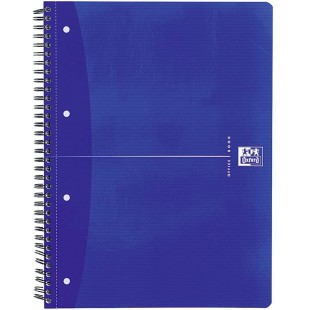100050225 Office Cahier a carreaux Bleu Format A4