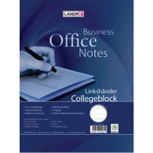 LANDRe 100050065 Bloc-notes, 210 x 315, quadrille avec marge, 80 feuilles