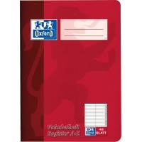 Oxford 384504855/100302812 Carnet vocabulaire, A5, 48 feuilles, rouge, vert