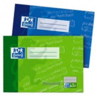 Oxford Cahier de musique DIN A4, 8 feuilles, avec reperes, lineature 14, 90 g/m².