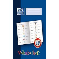 Oxford 311401625/100057954 Carnet vocabulaire, A4, 16 feuilles, bleu fonce