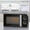 PC-MWG 1208 Comptoir Micro-ondes grill 17 L 700 W Noir, Acier inoxydable