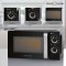 PC-MWG 1208 Comptoir Micro-ondes grill 17 L 700 W Noir, Acier inoxydable