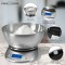 Profi Cook 2043215 Balance de Cuisine PC-KW 1040 avec Bol Inox 21 x 10 x 21 cm