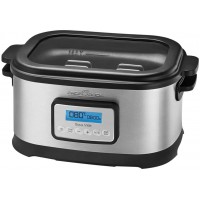 PROFI COOK PC-SV 1112 - Cocotte mijoteuse et cuiseur sous vide basse temperature - Capacite 8,5 Litres - 520 Watts - Couleur Arg
