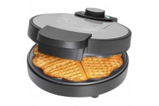 Noir electrique-Machine Gaufrier en Acier Inoxydable-Appareil a  Gaufre Professionnel-WA 3492, 1000 W