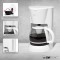 Machine a Cafe - Cafetiere - Expresso - Cafetiere filtre 12-14 Tasses capacite env. 1,5 L, systeme anti-goutte - Blanche - KA 34