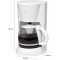 Machine a Cafe - Cafetiere - Expresso - Cafetiere filtre 12-14 Tasses capacite env. 1,5 L, systeme anti-goutte - Blanche - KA 34