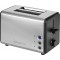Toaster Pain automatique Boitier inoxydable-850 W-Grille rechauffe-viennoiseries amovible TA 3620, 850 W, acier inoxydable