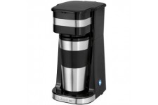 KA 3733 Cafetiere a  cafe avec tasse en acier inoxydable de 0,4 l 2 Go Ideal pour la voiture, le bureau et les deplacements Mach