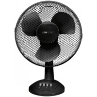 VL 3602 - Ventilateur - 40 W - 3 vitesses - 4 niveaux (0-1-2-3) - Silencieux - Poignee de transport - Noir 