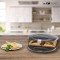 Appareil a  croque Monsieur avec regulateur de temperature Automatique avec 2 voyants Lumineux antiadhesifs, Protection Contre l
