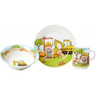 Lot de 6 : Flirt by R & B Bol … c‚r‚ales "CONSTRUCTEURS", en porcelaine