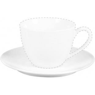 Lot de 6 : Espresso-Untere Bianco 11,5cm