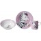 Flirt by R&B Vaisselle pour enfant Happy Zoo Zebra 3 pieces (1 Set)