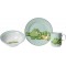Flirt by R&B Vaisselle pour enfant Happy Zoo Crocodile 3 pieces (1 set)