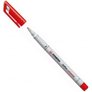 Stylo-feutre STABILO OHPen soluble 0,7 mm - rouge