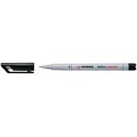 STABILO Feutre pour Transaprent OHPen encre soluble Pte fine noir