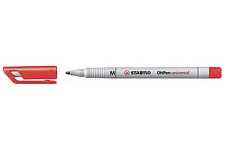 Stylo-feutre STABILO OHPen soluble 1 mm - rouge