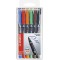 stylo feutre pour transparents OHPen universal,etui de 6