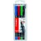 Pochette x 4 stylos-feutres STABILO OHPen permanent 0,7 mm - noir + bleu + rouge + vert