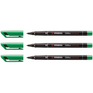 Stylo-feutre STABILO OHPen permanent 1 mm - vert